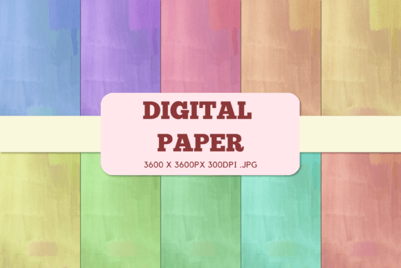 Abstract 20 Digital Paper Watercolor: Elevating Creative Projects with High-Resolution Texture