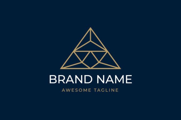Crystal Letter a Logo Template: A Modern Luxury Design for Professional Branding