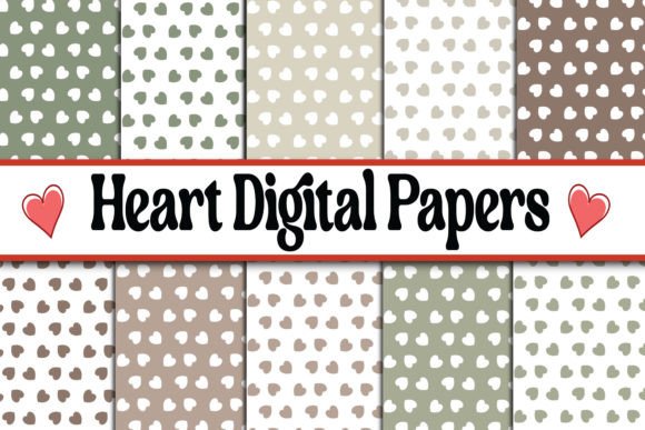 Digital Heart Papers, Seamless Patterns: A Comprehensive Review for Creative Professionals
