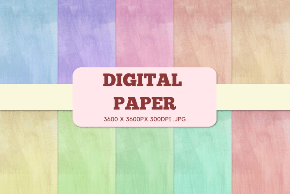 Dry 1 Digital Paper Watercolor