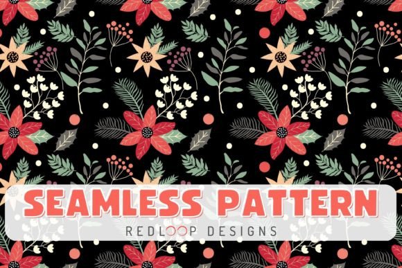Floral Winter Seamless Pattern: A Practical Resource for Designers and Creators