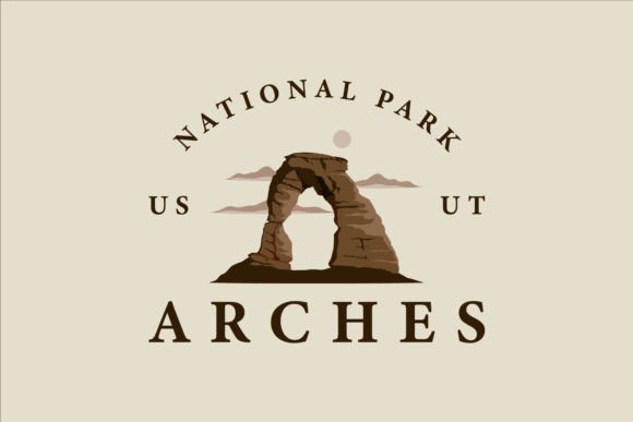 The Strategic Value of the Arches National Park Logo Vintage Vector in Modern Branding